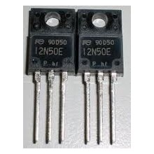 12N50E MOSFET 10A, 12A, 400V and 500V N-Channel IGBTs